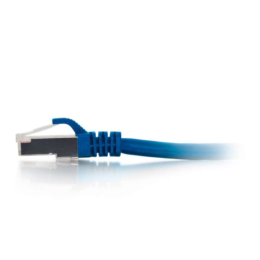 C2G CG00796 | 6ft (1.8m) Cat6 Snagless Shielded (STP) Ethernet Network Patch Cable - Blue