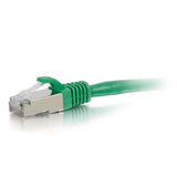 C2G CG00827 | 3ft (0.9m) Cat6 Snagless Shielded (STP) Ethernet Network Patch Cable - Green