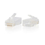 C2G CG00888 | RJ45 Cat6 Modular Plug for Round Solid/Stranded Cable Multipack (TAA Compliant) (25-Pack)