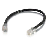 C2G CG00963 | 0.5ft (0.15m) Cat6 Non-Booted Unshielded (UTP) Ethernet Network Patch Cable - Black