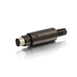 C2G CG01755 | 8-pin Mini Din Male Connector - Black