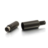 C2G CG01755 | 8-pin Mini Din Male Connector - Black