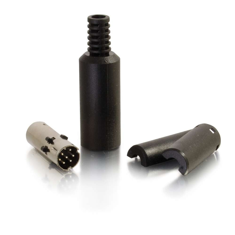 C2G CG01755 | 8-pin Mini Din Male Connector - Black