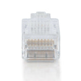 C2G CG01939 | RJ45 Cat5 8x8 Modular Plug for Flat Stranded Cable Multipack (25-Pack)
