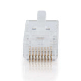C2G CG01939 | RJ45 Cat5 8x8 Modular Plug for Flat Stranded Cable Multipack (25-Pack)