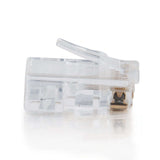 C2G CG01939 | RJ45 Cat5 8x8 Modular Plug for Flat Stranded Cable Multipack (25-Pack)