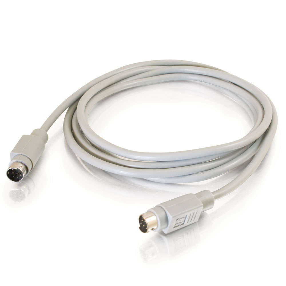 C2G CG02318 | 10ft (3m) 8-pin Mini Din M/M Serial RS232 Cable