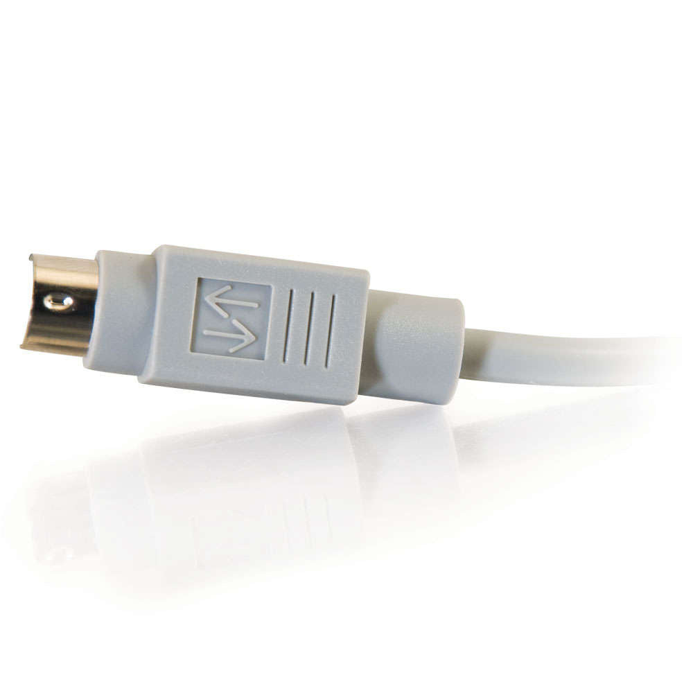 C2G CG02318 | 10ft (3m) 8-pin Mini Din M/M Serial RS232 Cable