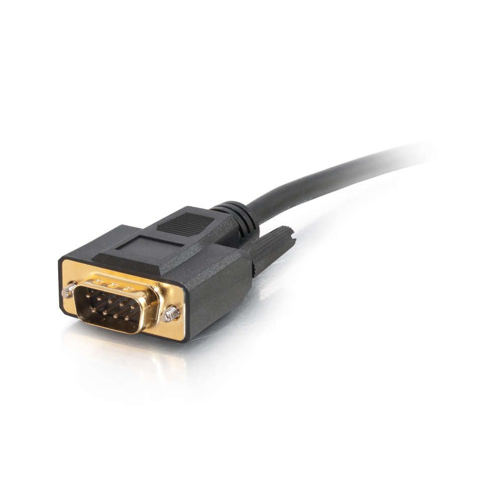 C2G CG02444 | 1.5ft (0.46m) Velocity DB9 Male to 3.5mm Male Serial RS232 Adapter Cable