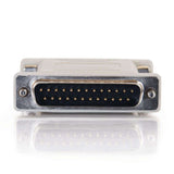 C2G CG02469 | DB25 Male to DB25 Female Serial RS232 Null Modem Adapter