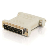 C2G CG02469 | DB25 Male to DB25 Female Serial RS232 Null Modem Adapter
