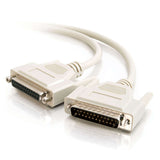C2G CG02658 | 15ft (4.6m) DB25 M/F Serial RS232 Extension Cable