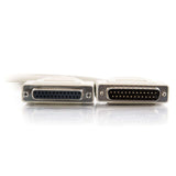C2G CG02656 | 10ft (3m) DB25 M/F Serial RS232 Extension Cable