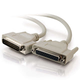 C2G CG02658 | 15ft (4.6m) DB25 M/F Serial RS232 Extension Cable