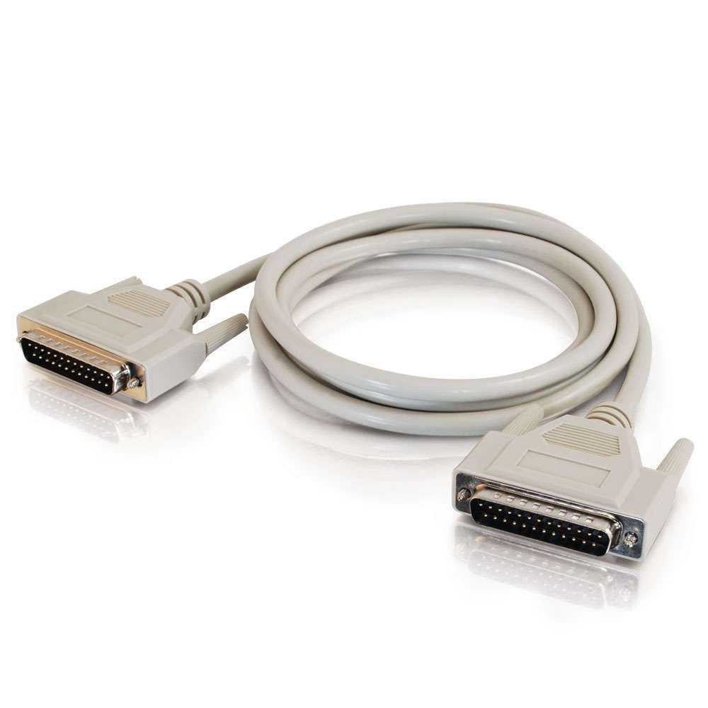 C2G CG02664 | 3ft (0.9m) DB25 M/M Serial RS232 Cable