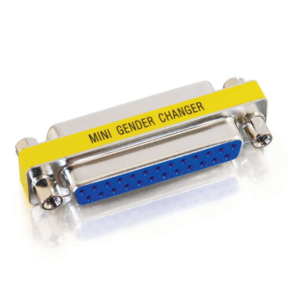 C2G CG02774 | DB25 F/F Mini Gender Changer (Coupler)