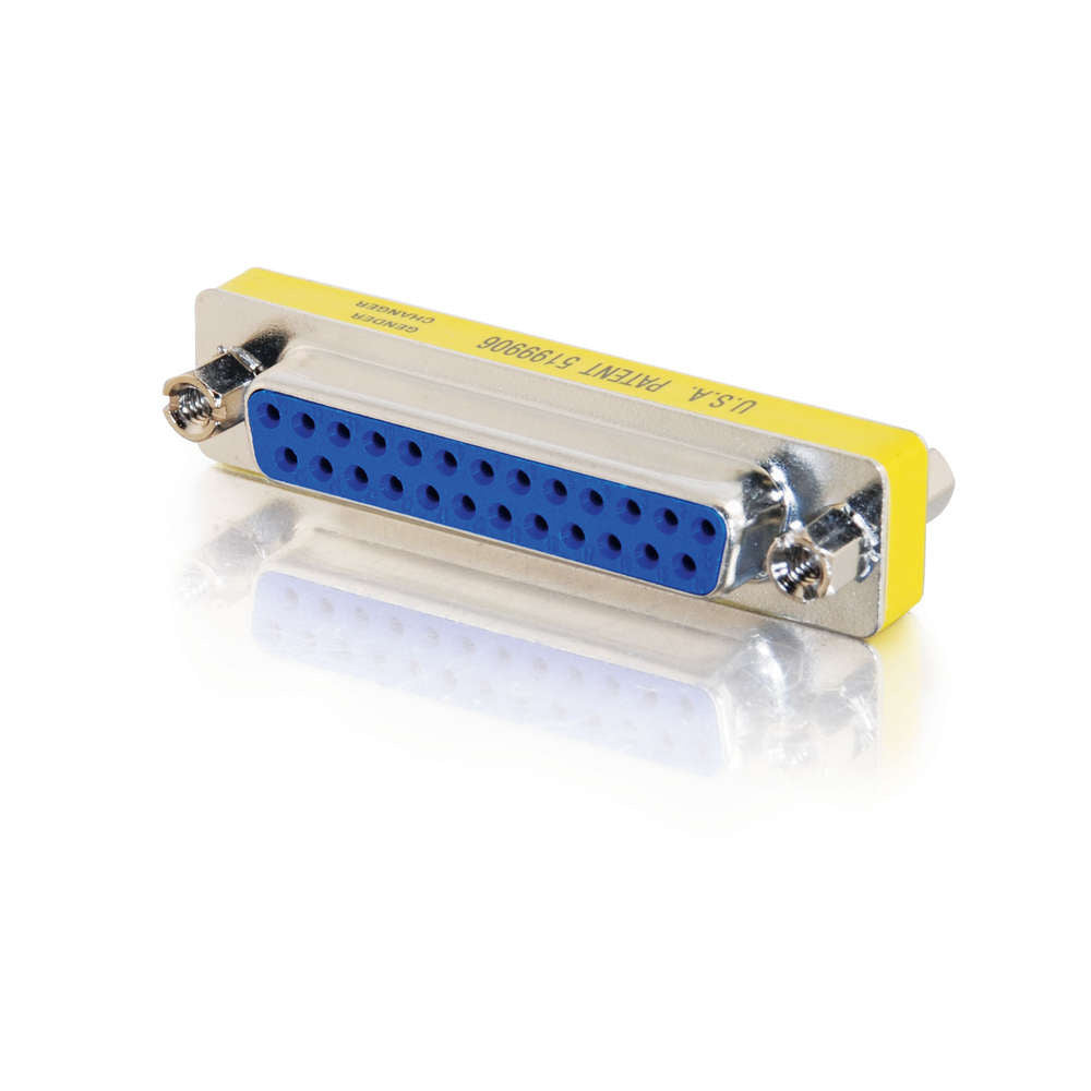 C2G CG02774 | DB25 F/F Mini Gender Changer (Coupler)