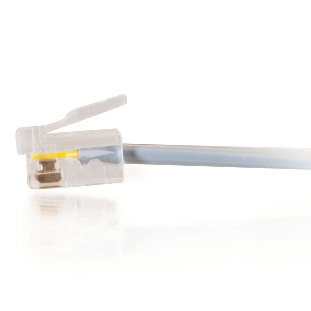 C2G CG02971 | 7ft (2.1m) RJ11 6P4C Straight Modular Cable