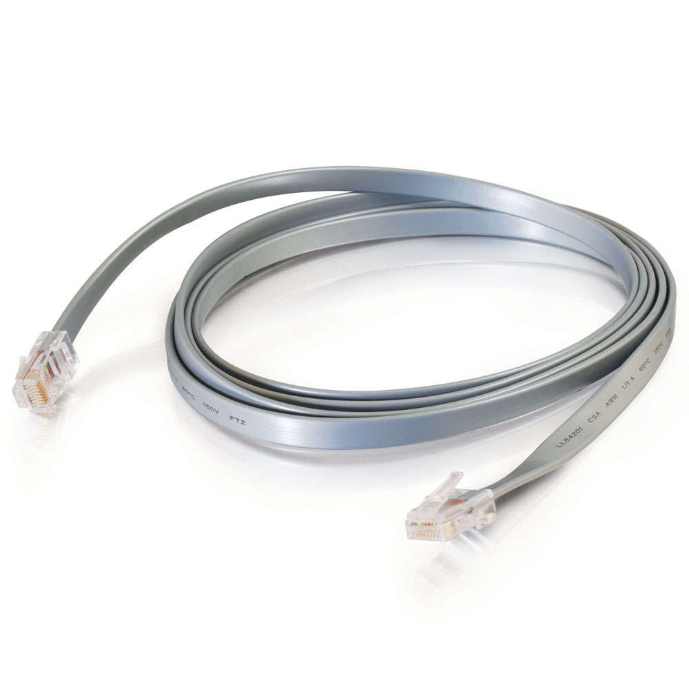 C2G CG02978 | 7ft (2.1m) RJ45 8P8C Crossed/Rollover Modular Cable