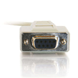C2G CG03044 | 6ft (1.8m) DB9 F/F Serial RS232 Null Modem Cable - Beige