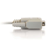 C2G CG03045 | 10ft (3m) DB9 F/F Serial RS232 Null Modem Cable - Beige