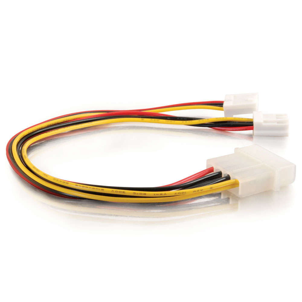 C2G CG03165 | 10in One 5.25in to Two 3.5in Internal Power Y-Cable