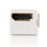 C2G CG03345 | Snap-In HDMI F/F Keystone Insert Module (TAA Compliant) - White