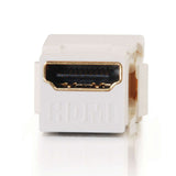 C2G CG03345 | Snap-In HDMI F/F Keystone Insert Module (TAA Compliant) - White