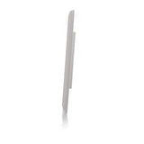 C2G CG03411 | Two Port Keystone Single Gang Wall Plate - White