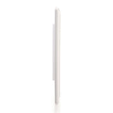 C2G CG03412 | Three Port Keystone Single Gang Wall Plate - White