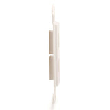 C2G CG03721 | Two Port Keystone Wall Plate - White
