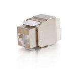 C2G CG03786 | Cat5e Metal Shielded Keystone Jack - Silver