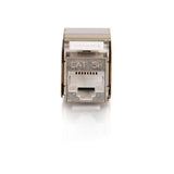 C2G CG03786 | Cat5e Metal Shielded Keystone Jack - Silver
