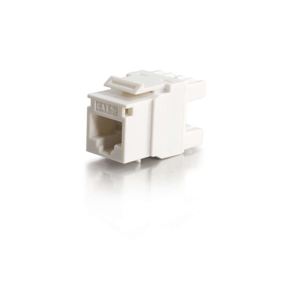 C2G CG03791 | Cat5E RJ45 UTP Keystone Jack - White