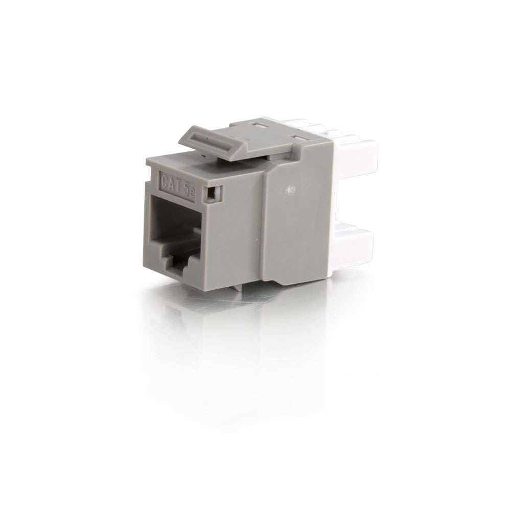 C2G CG03792 | Cat5E RJ45 UTP Keystone Jack - Gray