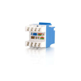 C2G CG03796 | Cat5E RJ45 UTP Keystone Jack - Blue