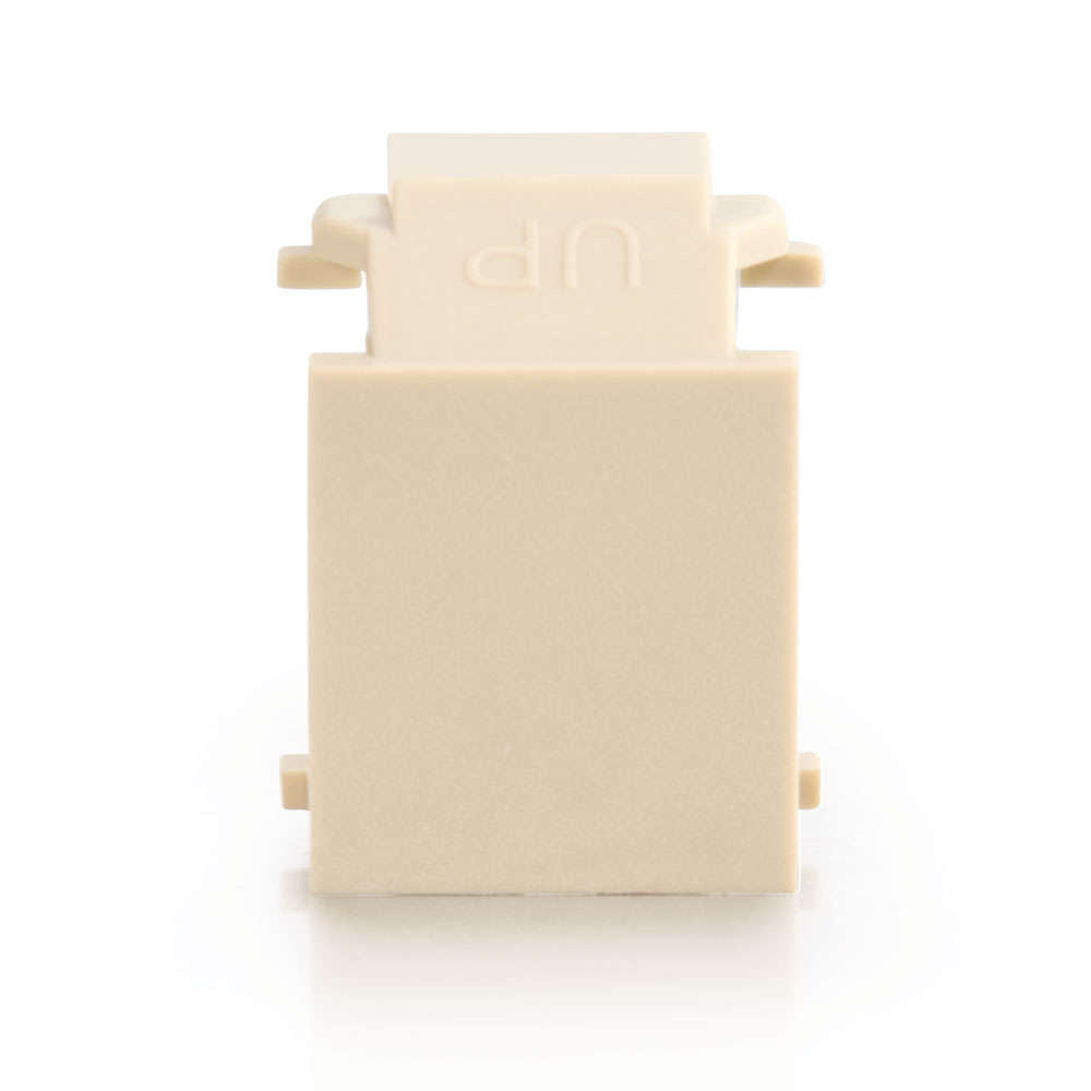 C2G CG03810 | Snap-In Blank Keystone Insert Module - Ivory