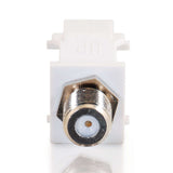 C2G CG03824 | Snap-In F-Type F/F Keystone Insert Module - White