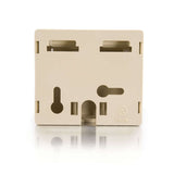 C2G CG03832 | 2-Port Keystone Jack Surface Mount Box - Ivory