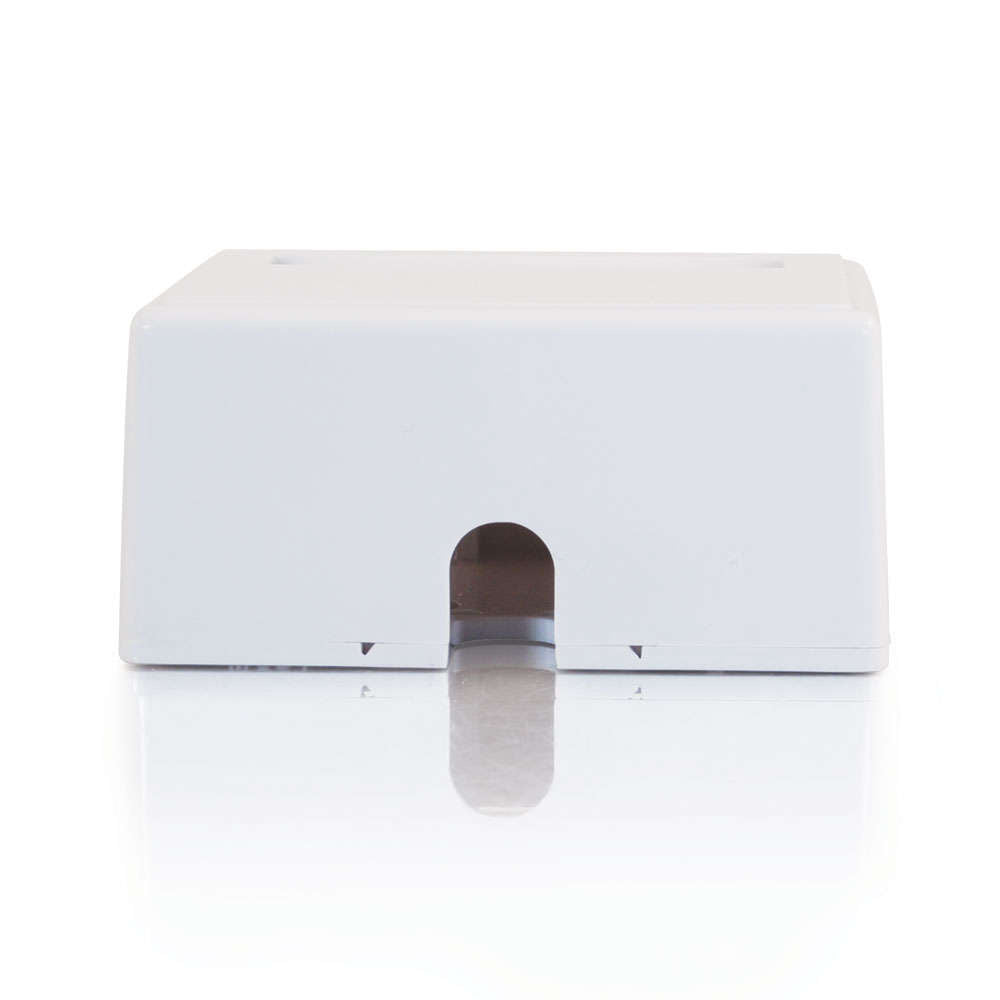 C2G CG03833 | 2-Port Keystone Jack Surface Mount Box - White