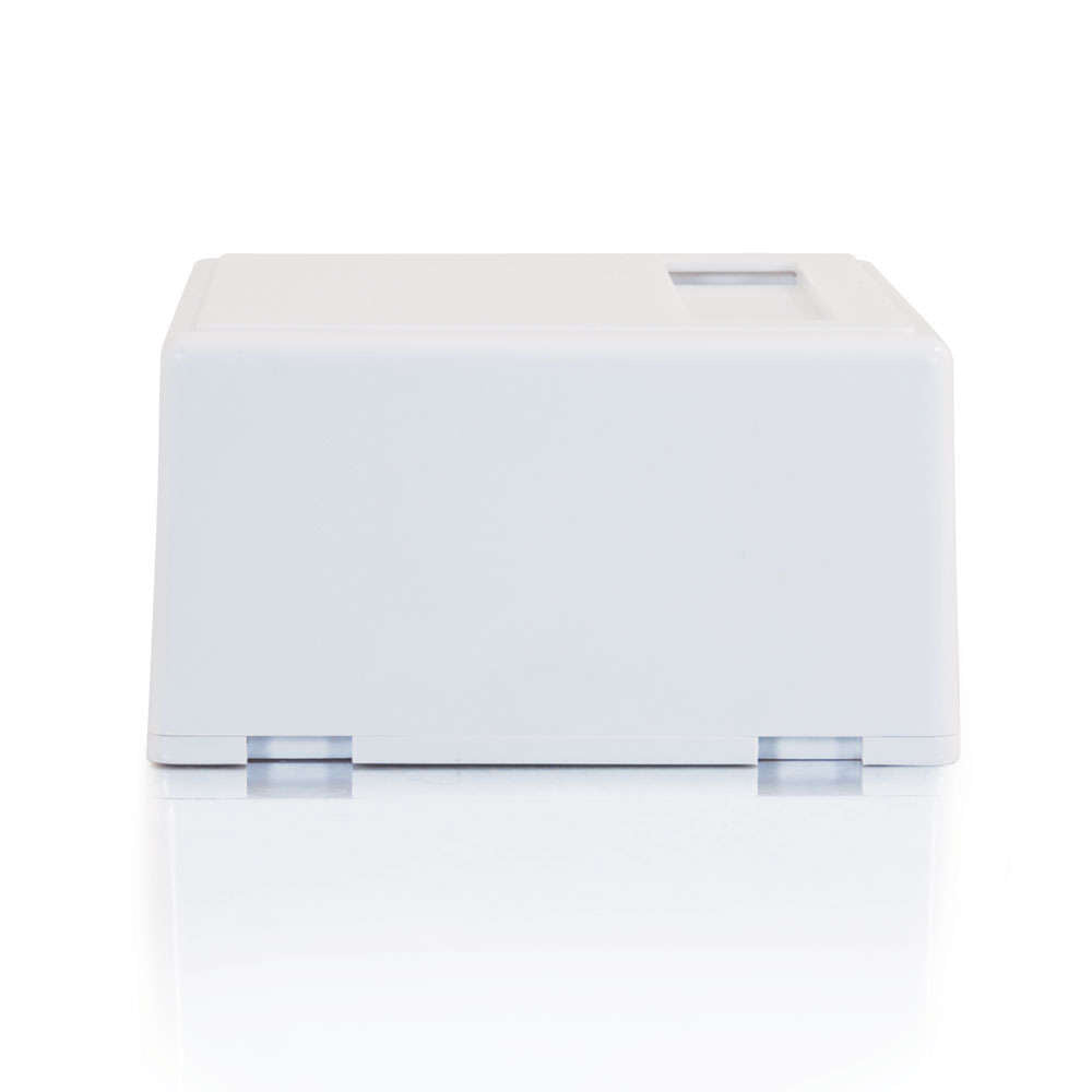 C2G CG03833 | 2-Port Keystone Jack Surface Mount Box - White