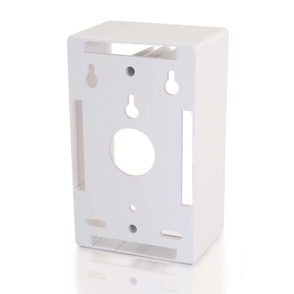 C2G CG03839 | Single Gang Wall Box - White
