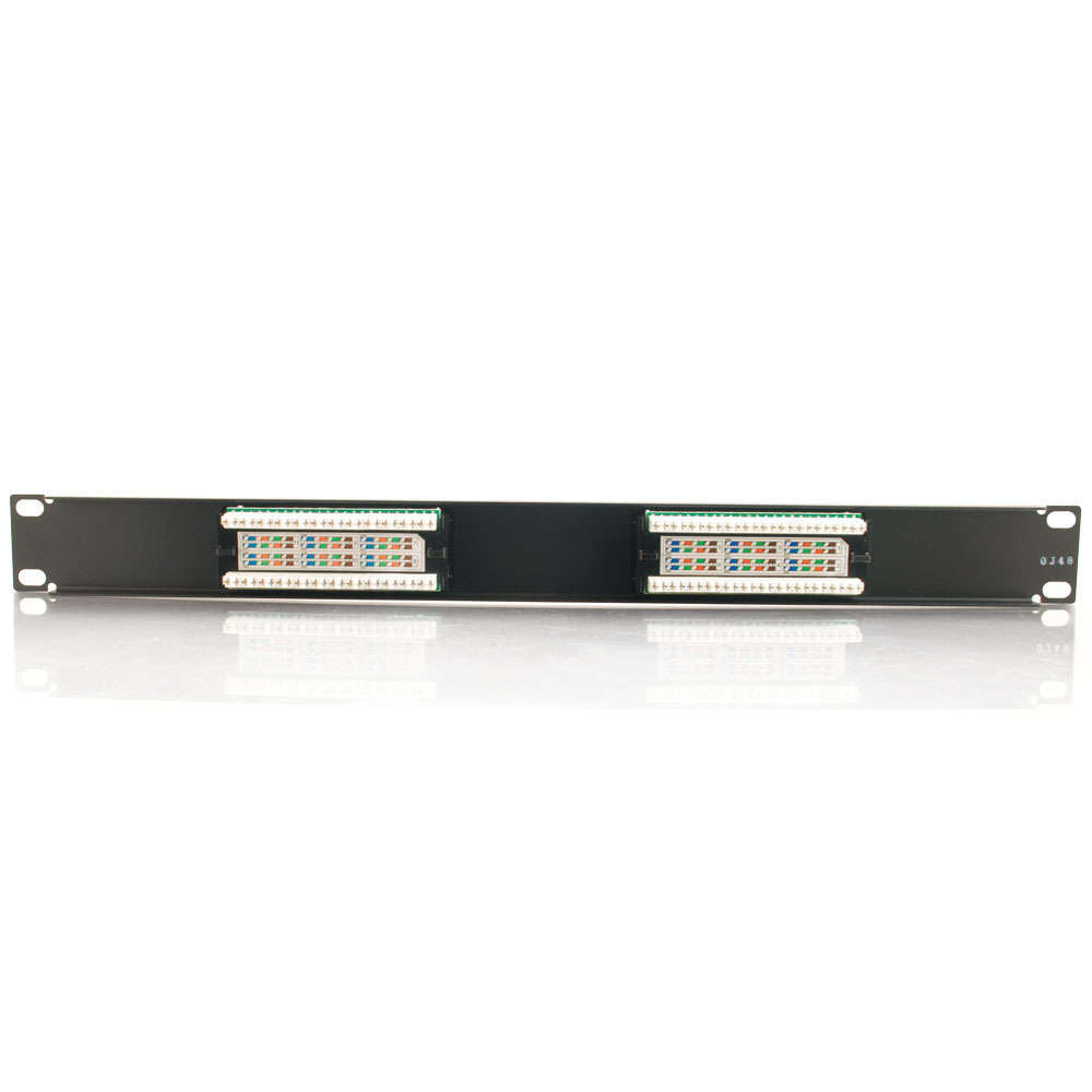 C2G CG03850 | 12-Port Cat5E 110-Type Patch Panel