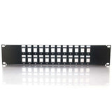 C2G CG03859 | 24-Port Blank Keystone/Multimedia Patch Panel