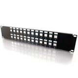 C2G CG03859 | 24-Port Blank Keystone/Multimedia Patch Panel