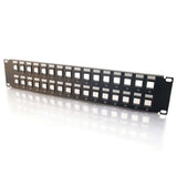 C2G CG03860 | 32-Port Blank Keystone/Multimedia Patch Panel