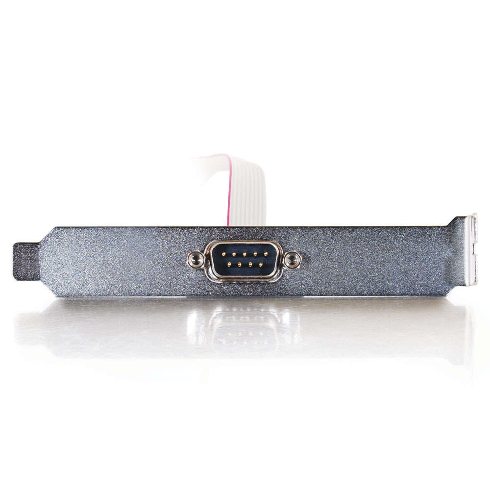 C2G CG09480 | DB9 Male Serial RS232 Add-A-Port Adapter with Bracket