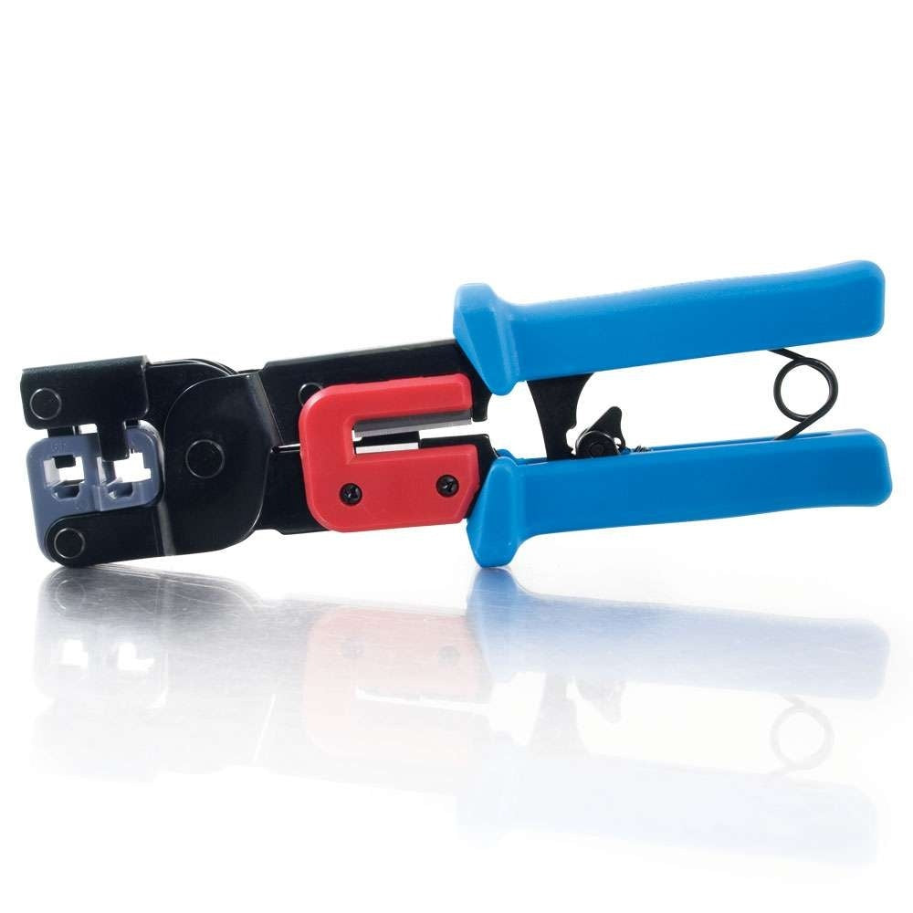 C2G CG19579 | RJ11/RJ45 Crimping Tool with Cable Stripper (TAA Compliant)
