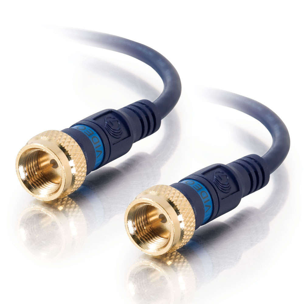 C2G CG29123 | 50ft (15.2m) Velocity Mini-Coax F-Type Cable