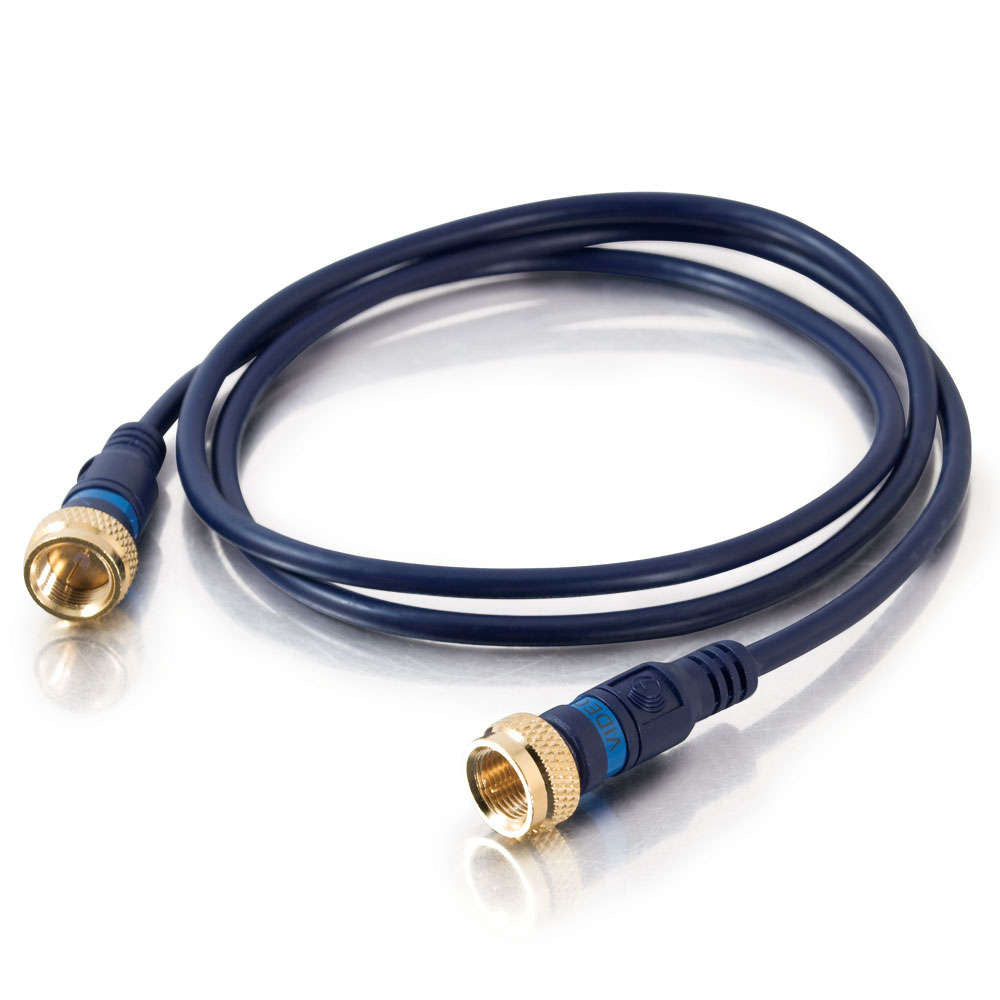 C2G CG29123 | 50ft (15.2m) Velocity Mini-Coax F-Type Cable